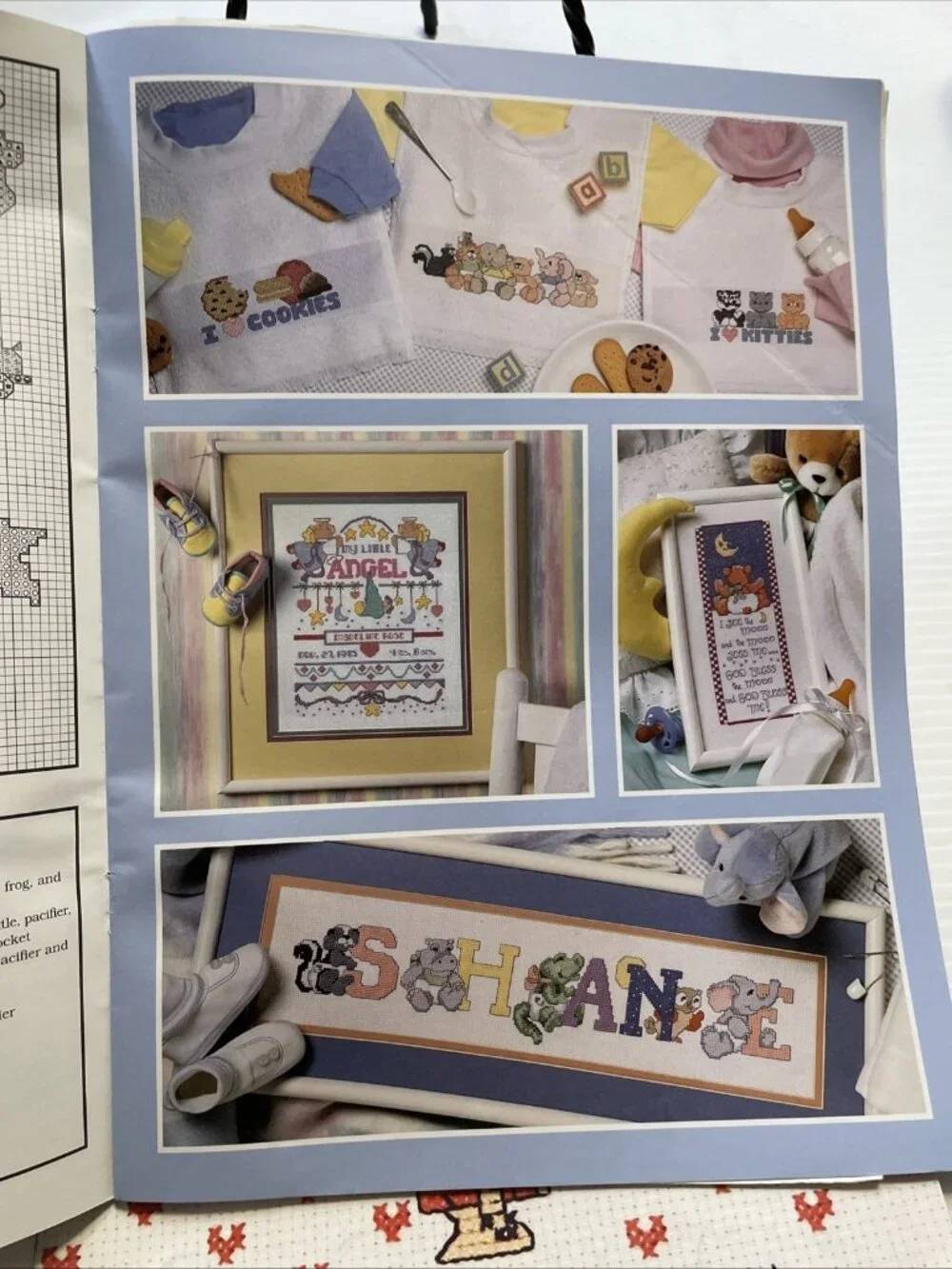 Good Natured Girls Big Book Just for Baby 101 Cross Stitch Designs #24507 -VGUC